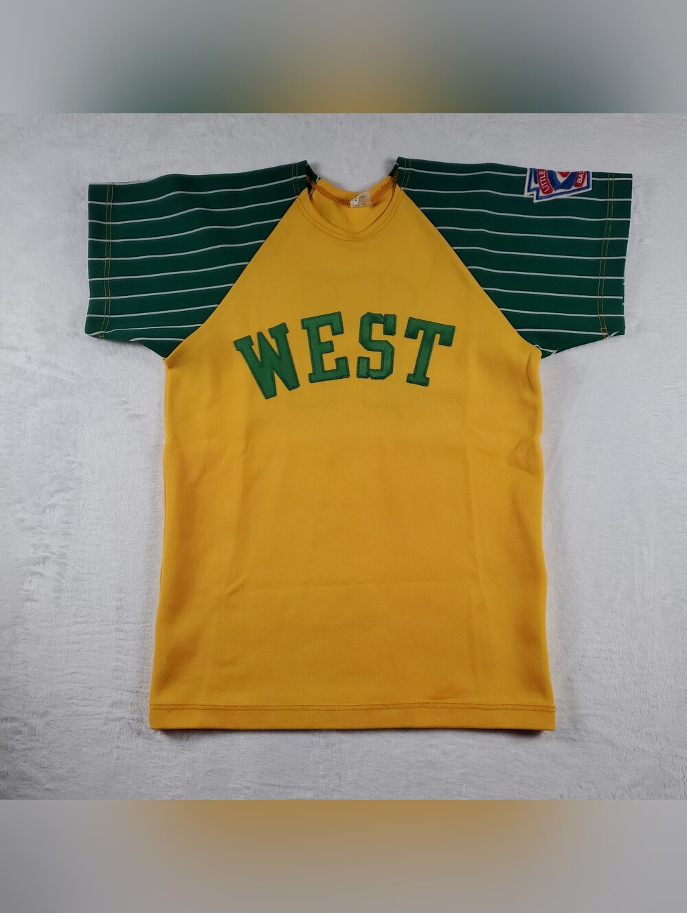Vintage 1972 Russell Athletic Little League Baseball League Jersey Boys Small